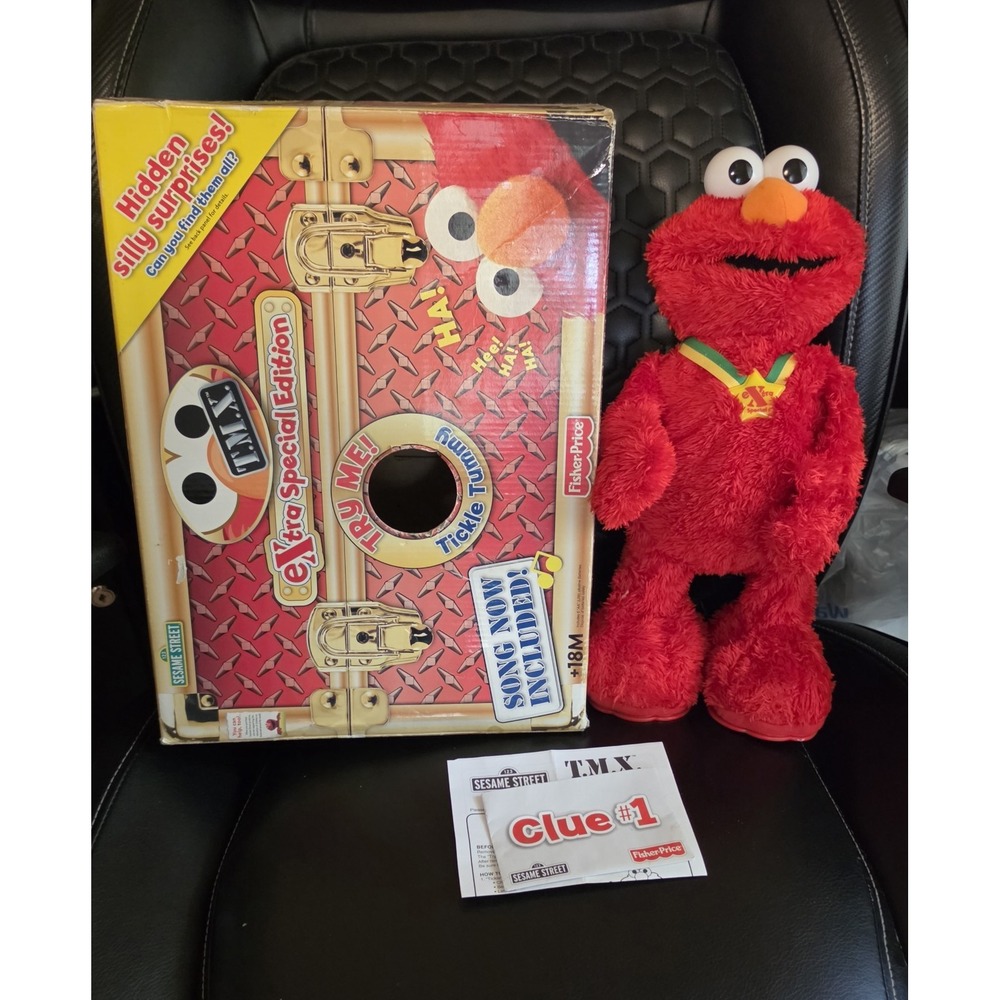 2007 Tickle Me Elmo TMX Extra Special Edition SESAME STREET Tested Working
